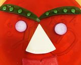 6Pチーズで面白顔作り方3写真