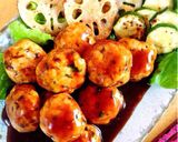 豆腐とグリーンピース入りチキンボール作り方8写真