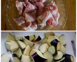 茄子と鶏肉のねぎソースかけ作り方1写真