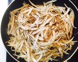醤油のしぼりかすとゴボウの炒め物作り方6写真