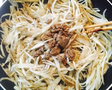 醤油のしぼりかすとゴボウの炒め物作り方8写真