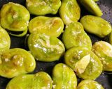 ビールのお供に◎そら豆のにんにく塩ごま油作り方4写真