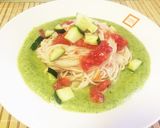 ズッキーニとトマトの夏色冷麦作り方6写真