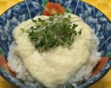 塩レモンだしで食べる、すっきり麦とろご飯作り方2写真