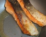 肉厚サーモンステーキ!キノコソース作り方8写真