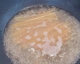 南高梅と釜揚げしらすのワンポットパスタ作り方4写真