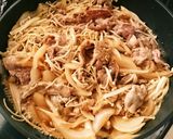 フライパンde重ねて×重ねて♪豚丼☆牛丼作り方8写真