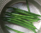 お弁当に！いんげんの胡椒和え作り方1写真