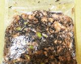 鶏ひき肉とはんぺんのひじき入り焼きつくね作り方5写真