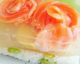 塩レモンでさっぱり味☆押し寿司ゼリー乗せ作り方14写真