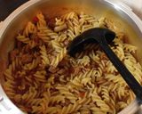 【ノンオイル】圧力鍋でヒレ肉トマトパスタ作り方8写真