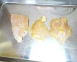 ☆鶏むね肉のニンニク揚げ☆作り方1写真