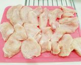 簡単ふわふわ❤鶏むね肉のピカタ♪作り方1写真