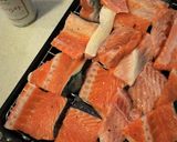 超簡単！サーモンのアラ焼き作り方1写真