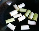 白い野菜のホットサラダ★南高梅ドレで作り方5写真