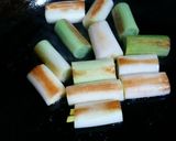 白い野菜のホットサラダ★南高梅ドレで作り方6写真