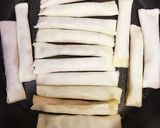 余った春巻きの皮で枝豆生ハム春巻き弁当に作り方4写真