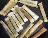 余った春巻きの皮で枝豆生ハム春巻き弁当に作り方5写真