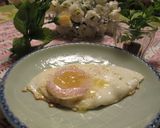 目玉焼き☆塩レモンをかけただけ♪作り方3写真