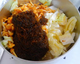 簡単♪白菜となめこ もずくの味噌中華煮！作り方5写真