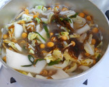 簡単♪白菜となめこ もずくの味噌中華煮！作り方6写真