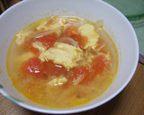 旨みたっぷり★トマトと卵の中華スープ作り方8写真