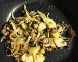 にゃんこと一緒に、牛肉炒め作り方5写真
