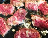 スキレットで！梅おろしソース☆ステーキ作り方3写真