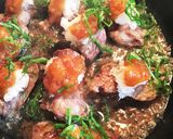 スキレットで！梅おろしソース☆ステーキ作り方4写真