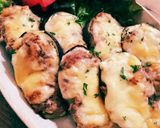 梅と鯖缶の茄子グリル作り方4写真