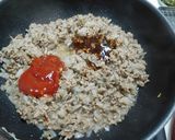 そぼろde簡単　ロコモコ丼♪　　作り方3写真