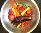 夏野菜のさっぱり梅しそスープパスタ作り方5写真