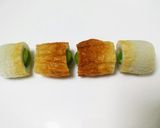 ＊空豆の簡単竹輪詰め＊作り方2写真