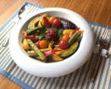 夏野菜のさっぱり梅しそスープパスタ作り方13写真