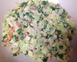 野菜とご飯がたっぷり入ったお絵かき焼き♫作り方3写真