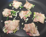 醤油であっさり！ネギとん平焼き♪作り方6写真