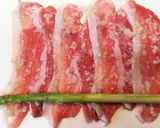 アスパラの豚肉巻き♡焼肉のタレ&ごま作り方1写真