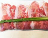 アスパラの豚肉巻き♡焼肉のタレ&ごま作り方3写真