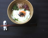 さっぱり、スルッと目玉焼き梅茶漬け作り方5写真