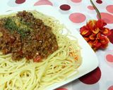 給食の♡簡単レトロな♡ミートソーススパ作り方4写真