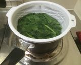 鶏肉とほうれん草とスープパスタ作り方2写真