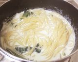 鶏肉とほうれん草とスープパスタ作り方4写真