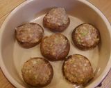 椎茸の豆腐入り肉詰め作り方7写真