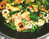 簡単！おさかなソーセージとニラの玉子焼き作り方7写真