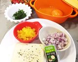 ヘルシー♪お豆腐&沢庵ディップサラダ作り方2写真