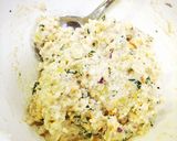 ヘルシー♪お豆腐&沢庵ディップサラダ作り方4写真