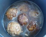 まるごと梅干し肉団子作り方4写真