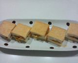 厚揚げ韓国風挟み焼き作り方4写真