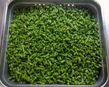 いんげんのごまあえ　給食作り方1写真