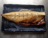 朝食の残り、焼塩鯖でサバロンチーノ作り方1写真